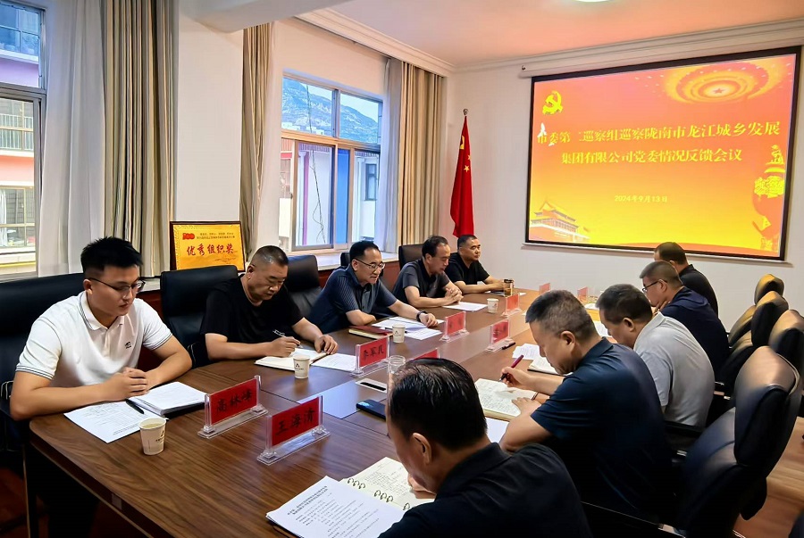 市委第二巡察組巡察市龍江城鄉(xiāng)發(fā)展集團黨委情況反